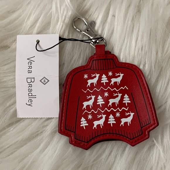 VERA BRADLEY Merry Mischiefs Ornament Bag Charms SET - Picture 2 of 5